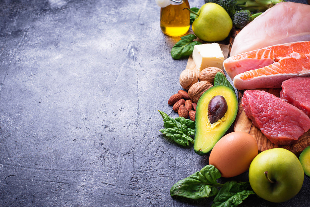 Healthy foods included in a ketogenic diet